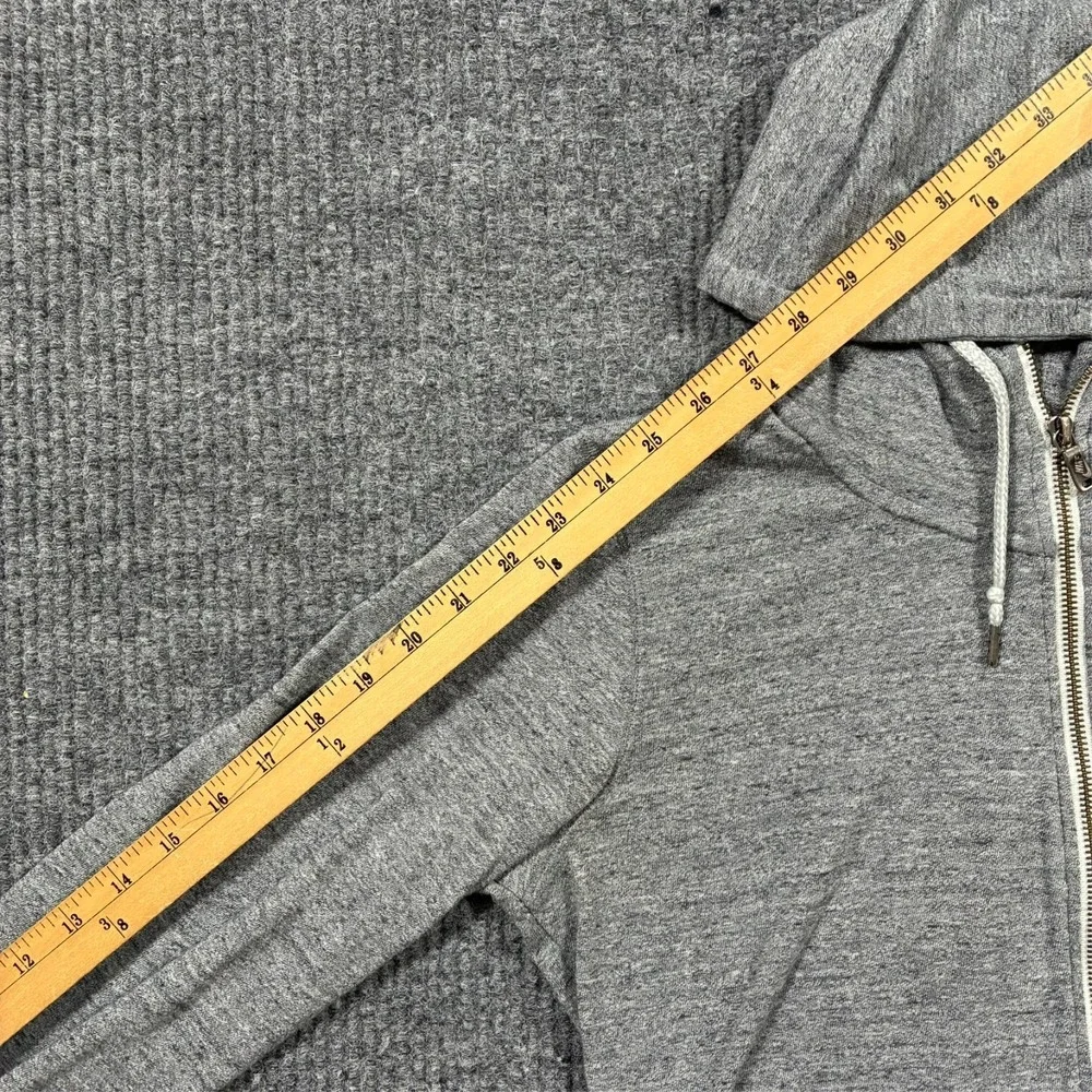 Nike Womens Hoodie Size Medium Gray Full Zip Jacket Logo Casual Activewear - Picture 9 of 12